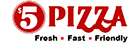 5 Dollar Pizza Menu