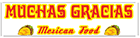 Muchas Gracias Menú