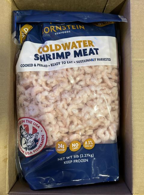Bornstein Seafoods Inc Recalls Cooked & Peeled Ready-To-Eat Coldwater Shrimp Meat Because of Possible Health Risk