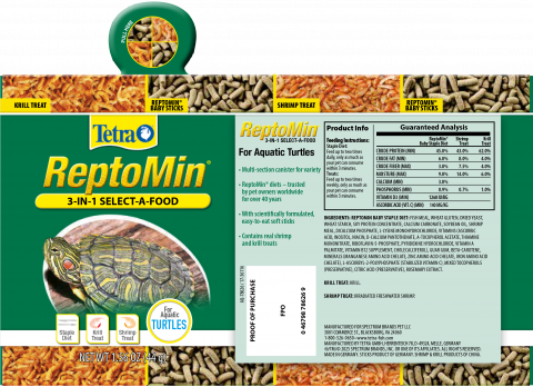 Spectrum Brands Pet LLC Recalls a Single Lot of Tetra Reptomin Reptile Food for Aquatic Turtles Because of Possible Salmonella Health Risk