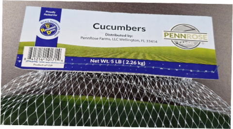 PennRose Farms Issues Recall of Whole Cucumbers Because Of Possible Health Risk