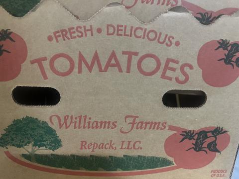 Williams Farms Repack LLC Recalls Tomatoes Due to Possible Salmonella Contamination