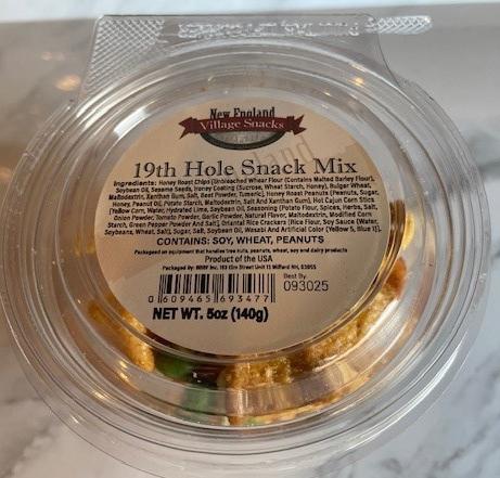 New England Village Foods Issues Allergy Alert on Undeclared Almonds in “19th Hole Snack Mix”