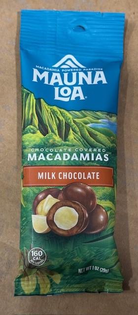 Mauna Loa Macadamia Nut Company, LLC Issues a Product Recall on Undeclared Almonds in Mauna Loa Milk Chocolate Covered Macadamias (1oz) Pouches