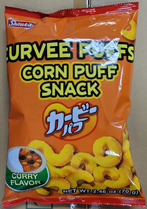 Wismettac Asian Foods Issues Allergy Alert on Undeclared Milk in Curvee Puffs Corn Puff Snack Curry Flavor