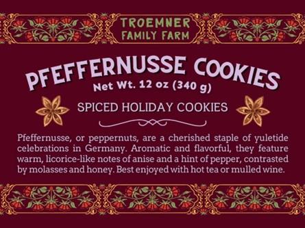 Troemner Roemner Farm Issues Allergy Alert on Undeclared Milk, Wheat, and Soy in Pfeffernusse Cookies