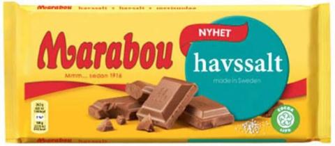 Bonbon - A Swedish Candy Co.. Issues Allergy Alert on Undeclared Almonds, Wheat and Nuts in Marabou Sea Salt 200g Chocolate Bar
