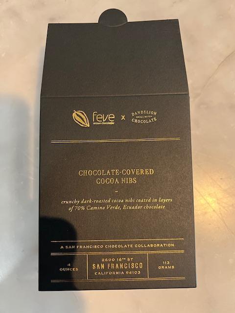 Feve Artisan Chocolatier and Dandelion Chocolate Issue Allergy Alert on Undeclared Hazelnuts in Chocolate-Covered Cocoa Nibs