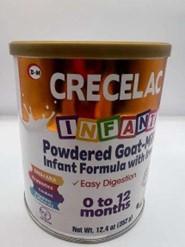 Dairy Manufacturers Inc. Is Notifying Consumers About a Safety Concern With Crecelac Infant 0-12 Infant Formula (Lot # 24 039 1 CHE 352-1) That is Part of an Ongoing Recall – Expansion of Previous Recall