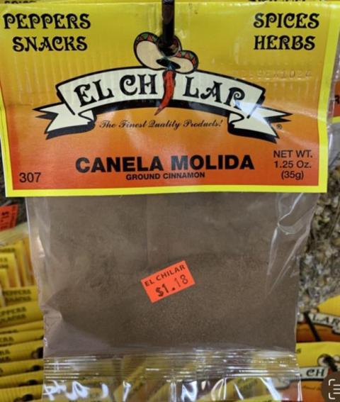 El Chilar Rodriguez LLC. Issues Voluntary Recall of El Chilar Ground Cinnamon “Canela Molida” Due to Elevated Lead Levels