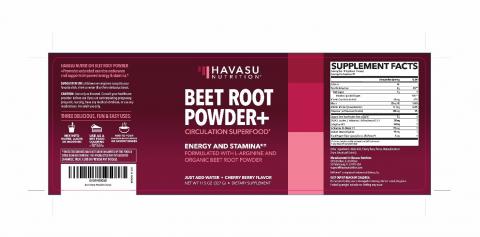 Supplement Manufacturing Partner, Inc. Issues Allergy Alert on Undeclared Milk in Havasu Nutrition Beet Root Powder+