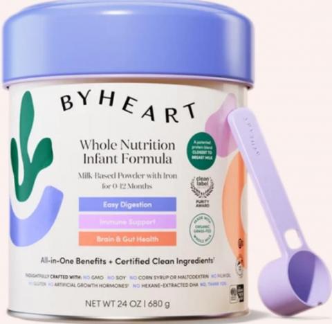 ByHeart Updates Information Regarding Voluntary Recall of all Batches of ByHeart Whole Nutrition Infant Formula Cans and Packs Because of Possible Health Risk