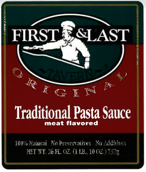 First and Last Bakery, LLC Recalls First and Last Brand Tomato Sauce Products Because Of Possible Health Risk