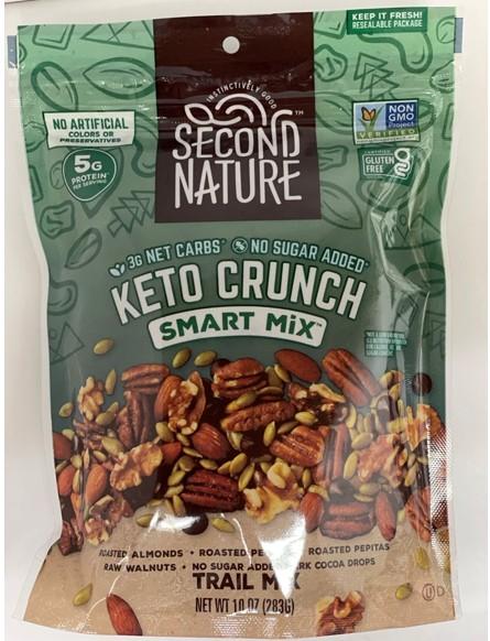 Second Nature Brands Issues Allergy Alert on Undeclared Cashews, Pistachois, and Cherries in Keto Crunch Smart Mix