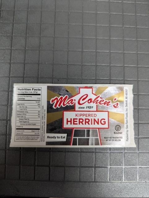 Shining Sea Fish Co. Recalls “Ma Cohen’s Kippered Herring” Because of Possible Health Risk