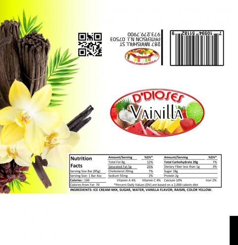 DE DIOS’S ICE POPS II LLC Issues Allergy Alert on Undeclared Milk, Pecans, Pistachio, Yellow #5, and Red #40 in Popsicles