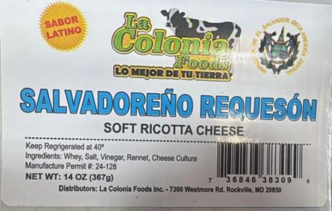 La Ceiba Foods Latin Market Inc. Recalls Cottage Cheese Products Because of Possible Health Risk