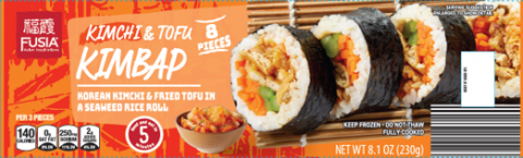 Gellert Global Group Issues Allergy Alert on Undeclared Tuna (Fish) in Aldi Brand Fusia Asian Inspirations Kimchi and Tofu Kimbap